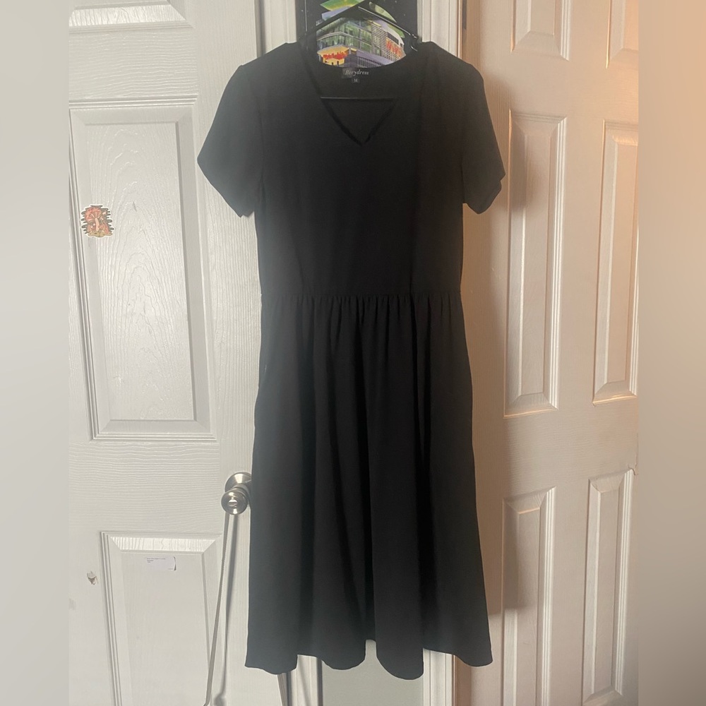 Black long dress